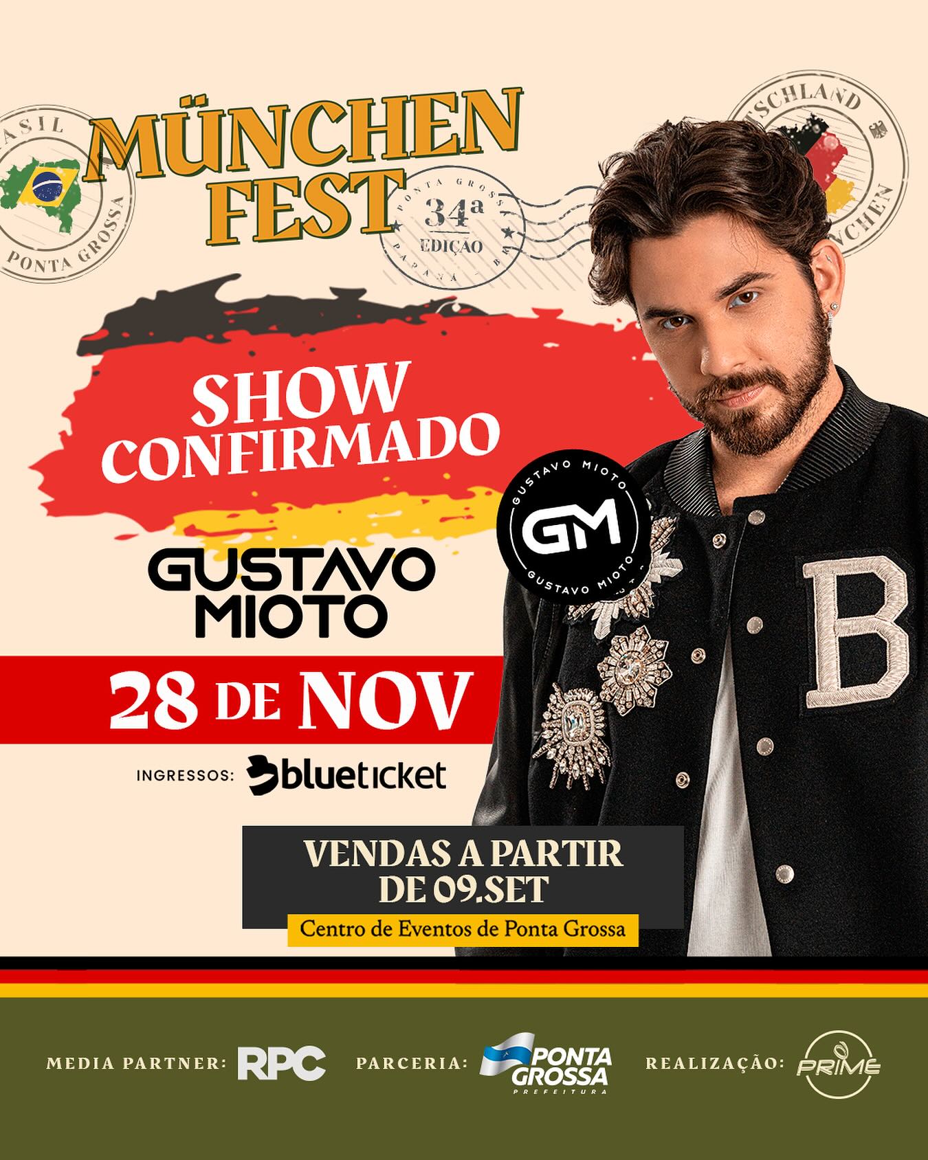 München Fest com Gustavo Mioto